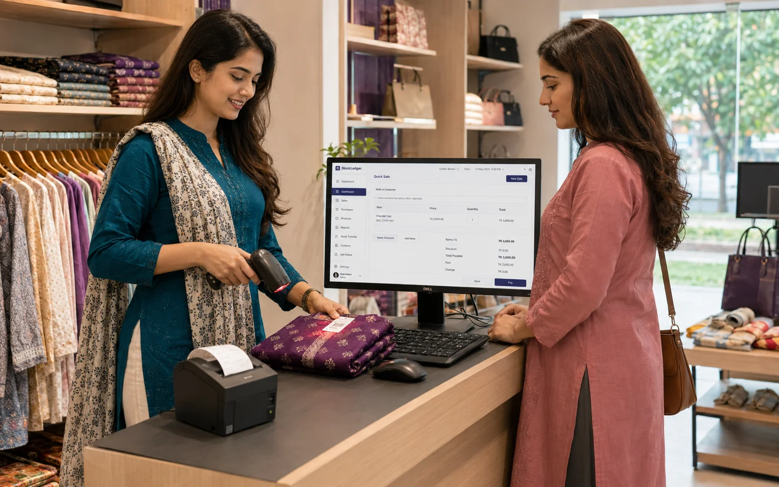 Retail POS software counter workflow in Bangladesh