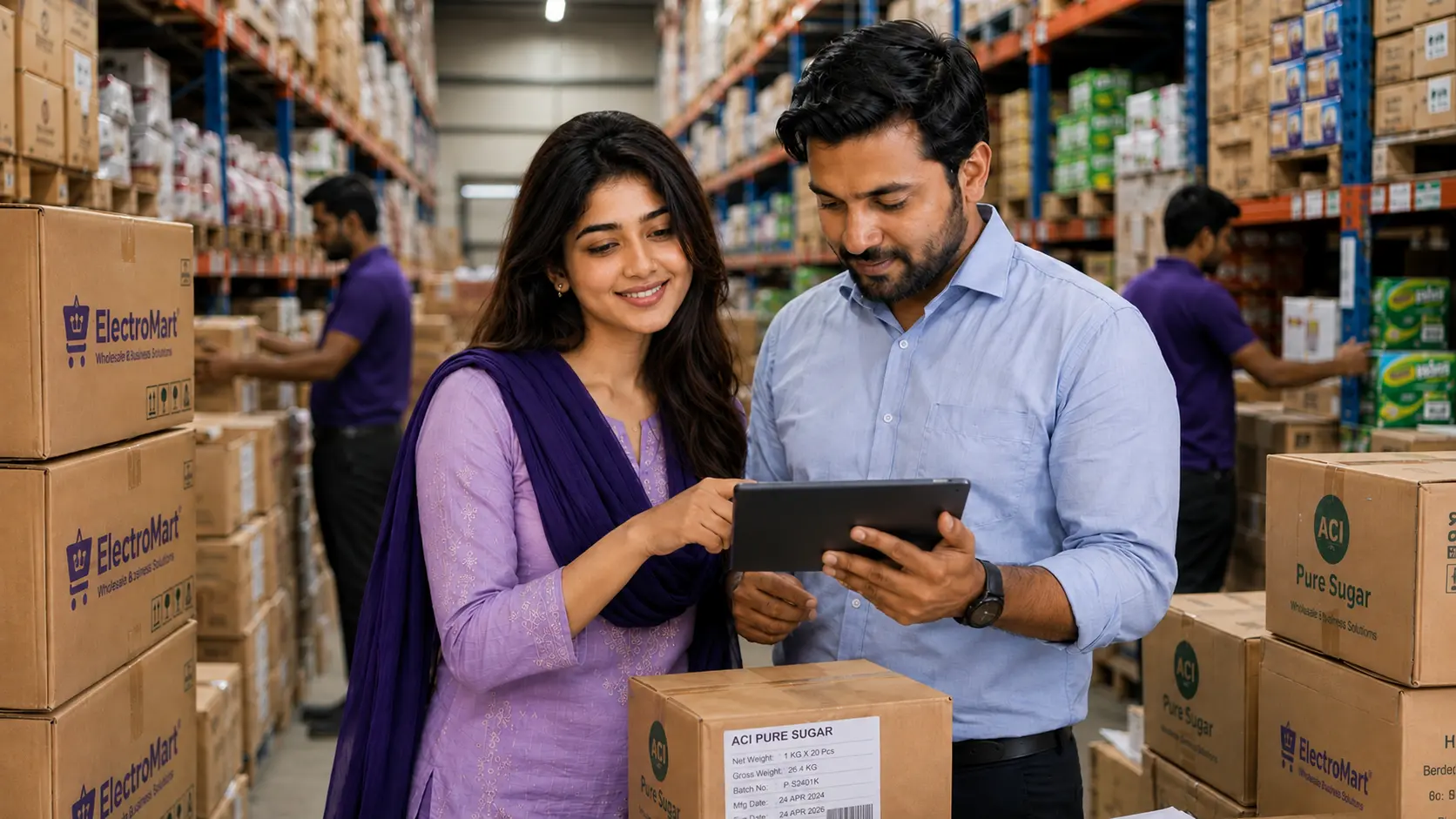 Wholesale trader business workflow